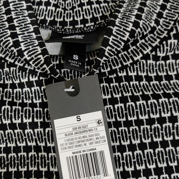 Mossimo Mock Neck Pleated Dress - Small - Picture 9 of 10